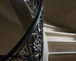 -looking-up-stairs